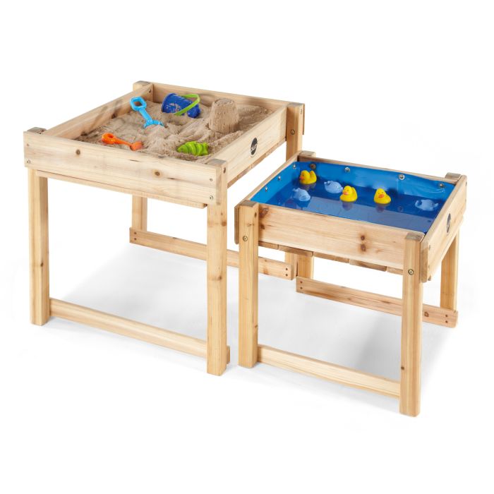 plum Sandy Bay Wooden Sand & Water Tables - Natural