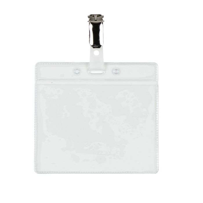 Visitor Badge 60 x 90mm With Straps - Clear - Pack of 25 Visitor Badge 60 x 90mm With Straps - Clear - Pack of 25