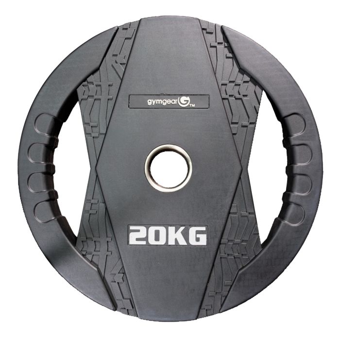 Gym Gear Rubber Plate Dual Grip - 20kg - Pair