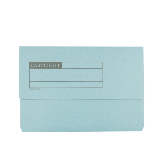 Premium Document Wallets - Blue - Pack of 50