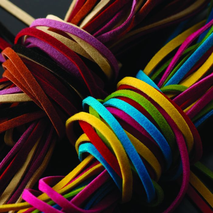 Imitation Suede Thonging - Brights/Dark - Class Pack