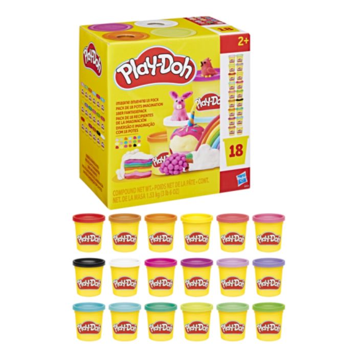 Play-Doh Super Colour Pack  - Pack of 18 (3oz Pots)
