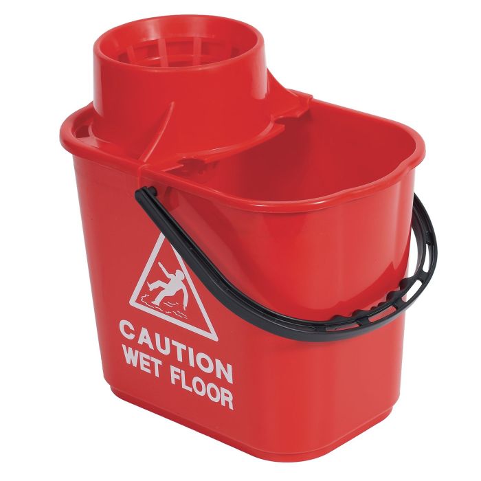 Classmates Professional Mop Bucket and Wringer - Red Classmates Professional Mop Bucket and Wringer - Red