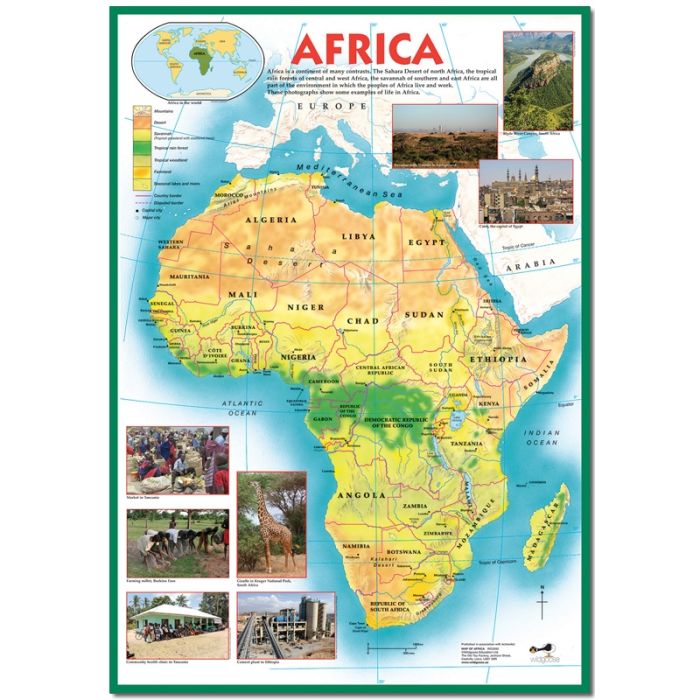 Map of Africa Poster Map of Africa Poster