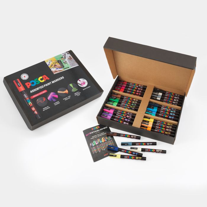 POSCA Paint Markers Classpack - PC-3M Assorted - Pack of 72 POSCA Paint Markers Classpack - PC-3M Assorted - Pack of 72