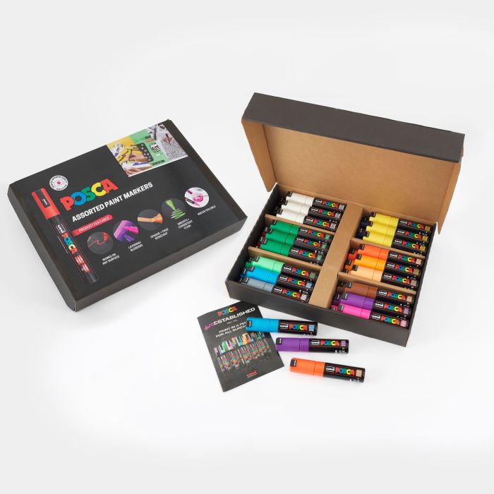 POSCA Paint Markers Classpack - PC-7M Assorted - Pack of 36 POSCA Paint Markers Classpack - PC-7M Assorted - Pack of 36