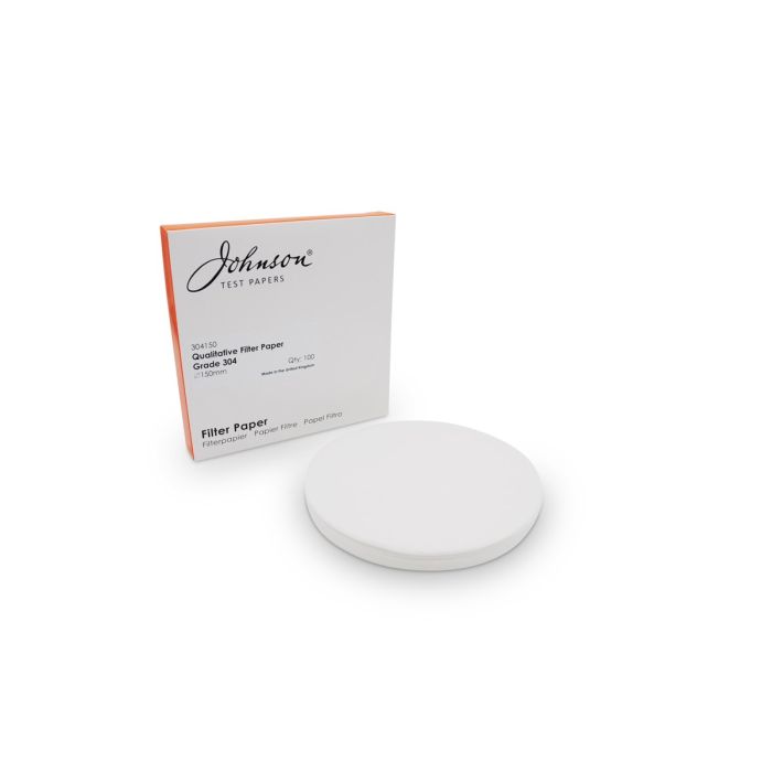 Johnson Filter Papers Standard Grade 110mm Diameter - Pack of 100 Johnson Filter Papers Standard Grade 110mm Diameter - Pack of 100