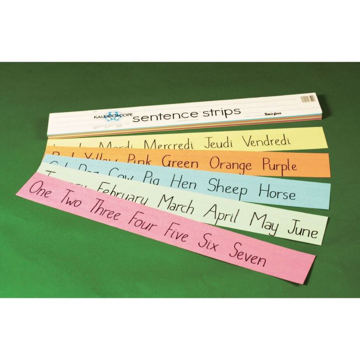 Kaleidoscope Sentence Strips Kaleidoscope Sentence Strips