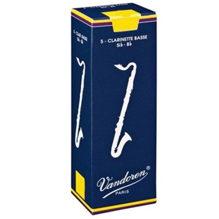 Vandoren Bass Clarinet Reeds - 2.5 (x5) Vandoren Bass Clarinet Reeds - 2.5 (x5)