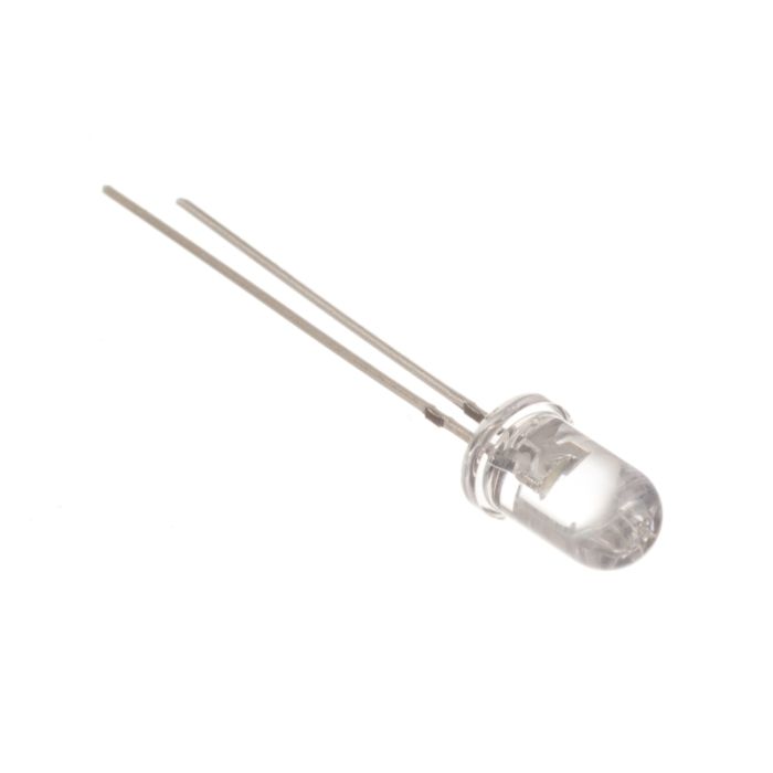 White 5mm Water Clear LED - 15deg - 5000mCd White 5mm Water Clear LED - 15deg - 5000mCd
