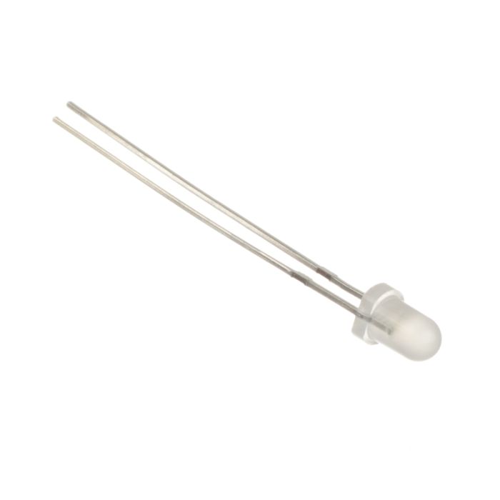 White 3mm Diffused LED - 700mCd White 3mm Diffused LED - 700mCd
