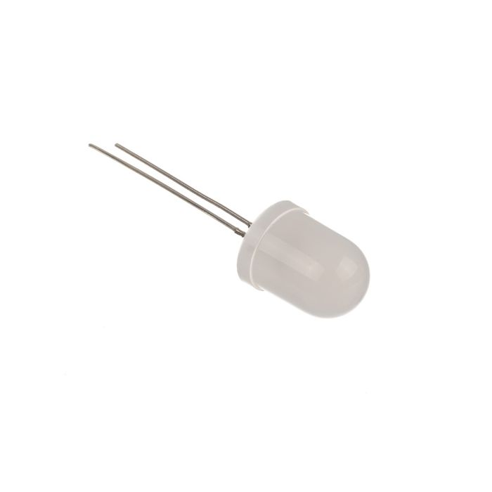 White 10mm Diffused LED - 1750mCd White 10mm Diffused LED - 1750mCd