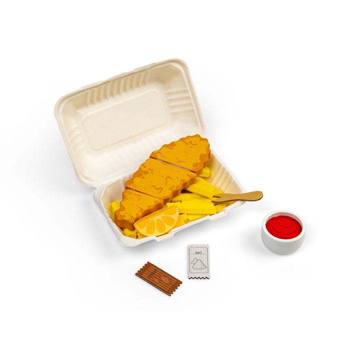 BIGJIGS Toys Fish and Chips