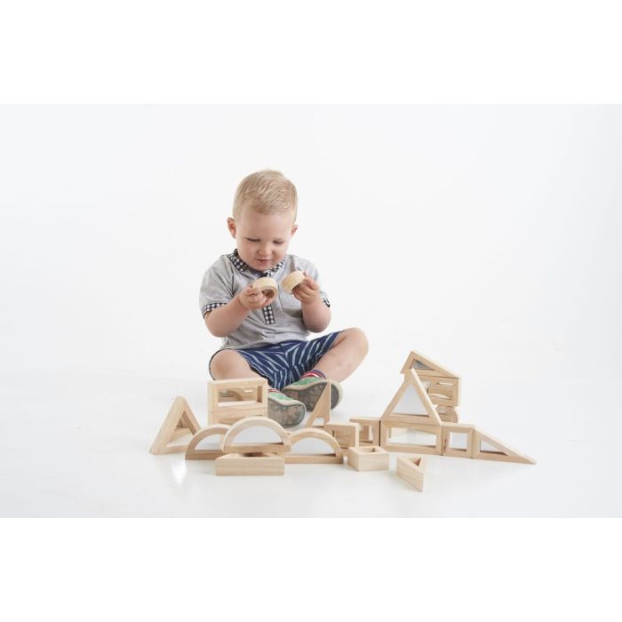 Mirror Block Set - Set of 24