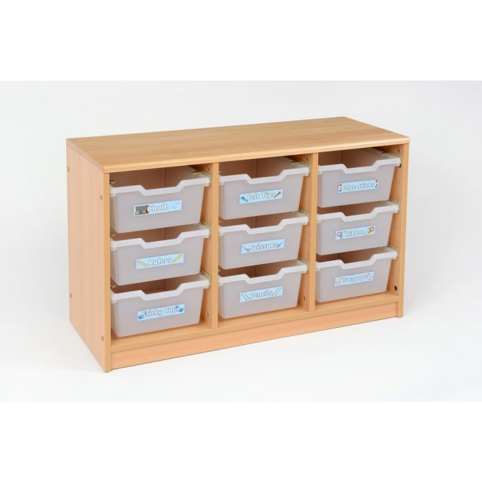 RS 3 Bay A4 9 Deep Clear Tray Unit