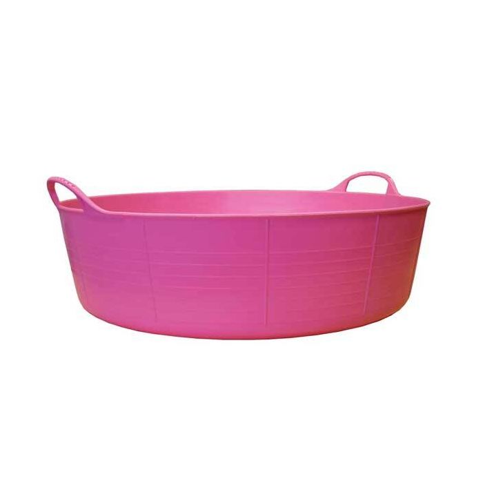 Tubtrugs Flexible Shallow Tubs 5 Litres - Pink Tubtrugs Flexible Shallow Tubs 5 Litres - Pink