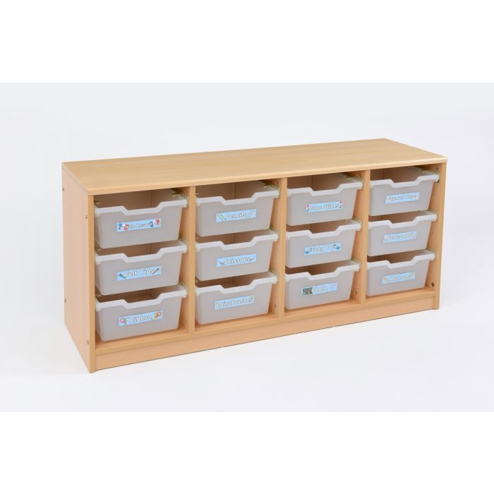 RS 4 Bay A4 12 Deep Clear Tray Unit