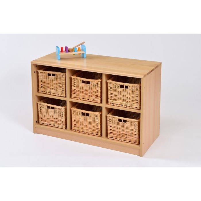 RS Storage Unit with Trays/Wicker Baskets