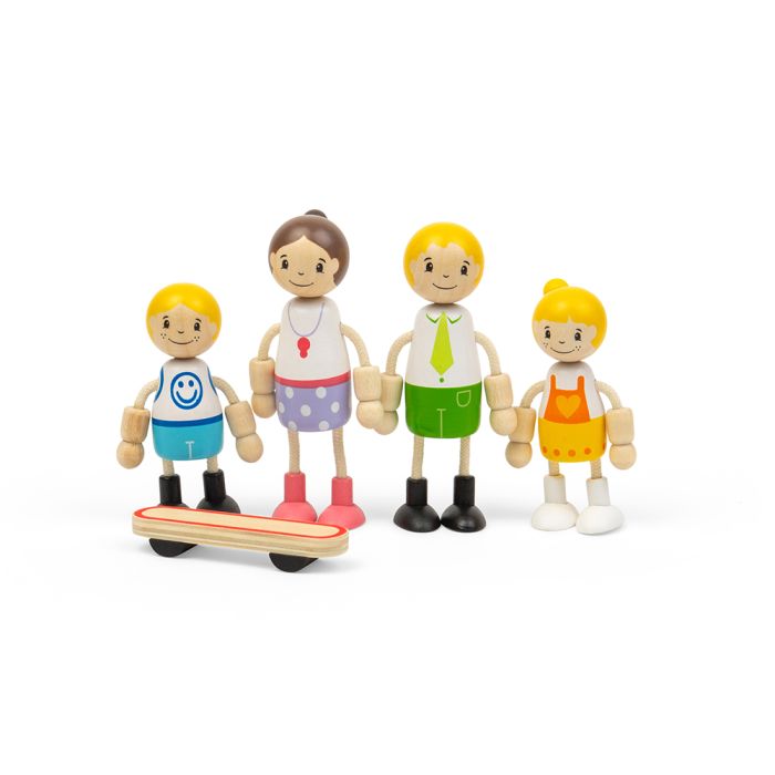BIGJIGS Toys White Family Dolls BIGJIGS Toys White Family Dolls