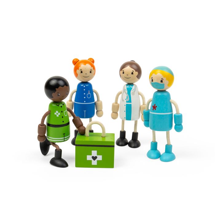 BIGJIGS Toys Medic Dolls BIGJIGS Toys Medic Dolls
