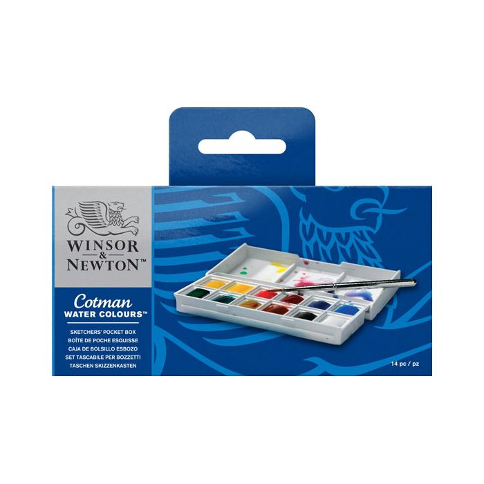 Winsor & Newton Cotman Water Colours Sketchers' Pocket Box Winsor & Newton Cotman Water Colours Sketchers' Pocket Box