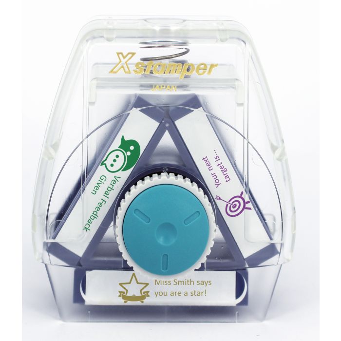Xstamper 3 in 1 Stamp- Feedback/ Shining Star/Target Met Xstamper 3 in 1 Stamp- Feedback/ Shining Star/Target Met