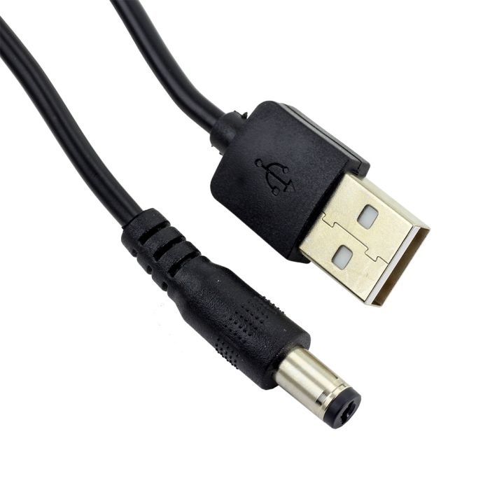 USB to 2.1mm Jack Cable