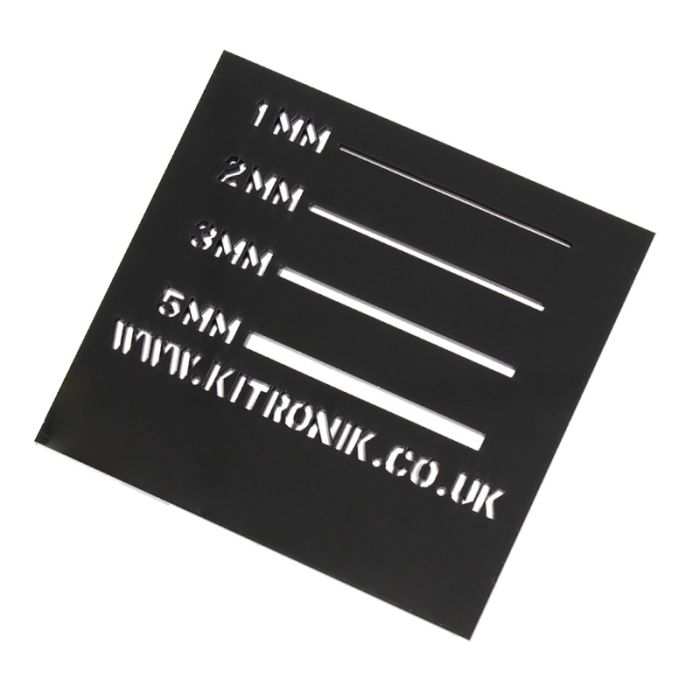 Black Value Acrylic Sheets (Cast) 5mm x 600mm x 400mm