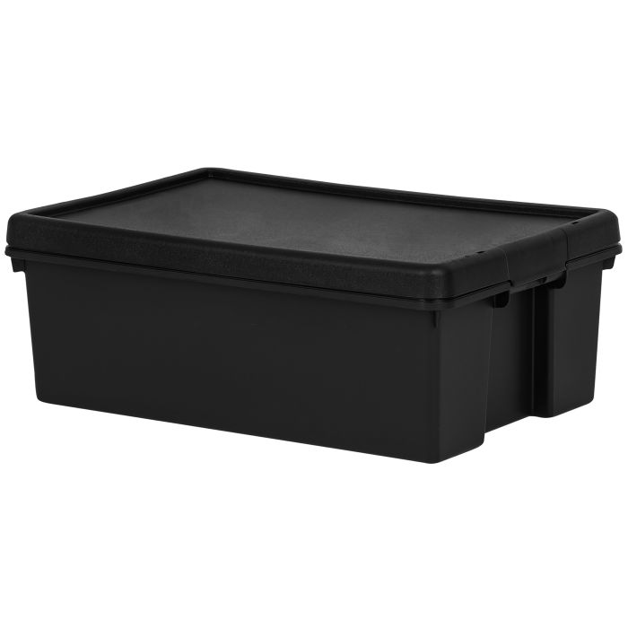 Wham Bam Recycled 36 Litre Box and Lid - Black Wham Bam Recycled 36 Litre Box and Lid - Black