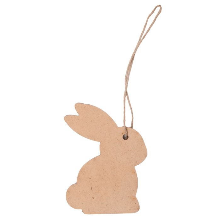 Bunny Ornaments - Pack of 6