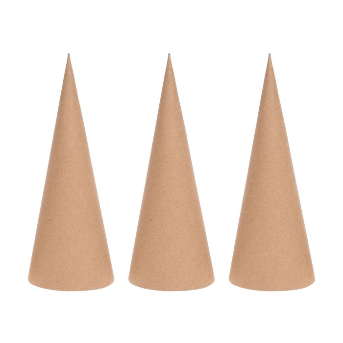 Papier-Mache Cones - 20cm - Pack of 20