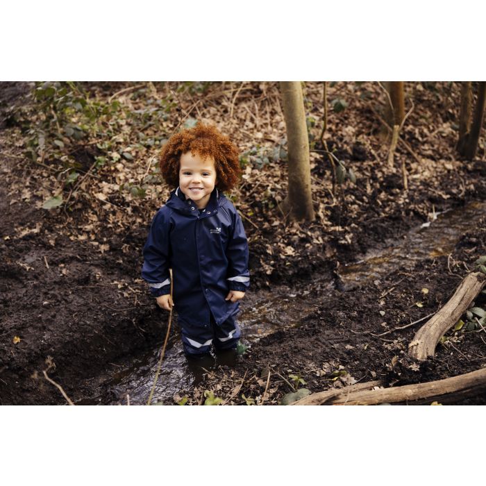 Muddy Puddles Rainy Day Jacket Recycled Navy - 2-3yrs