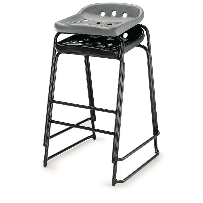 Pepperpot Stool - H430mm - Black