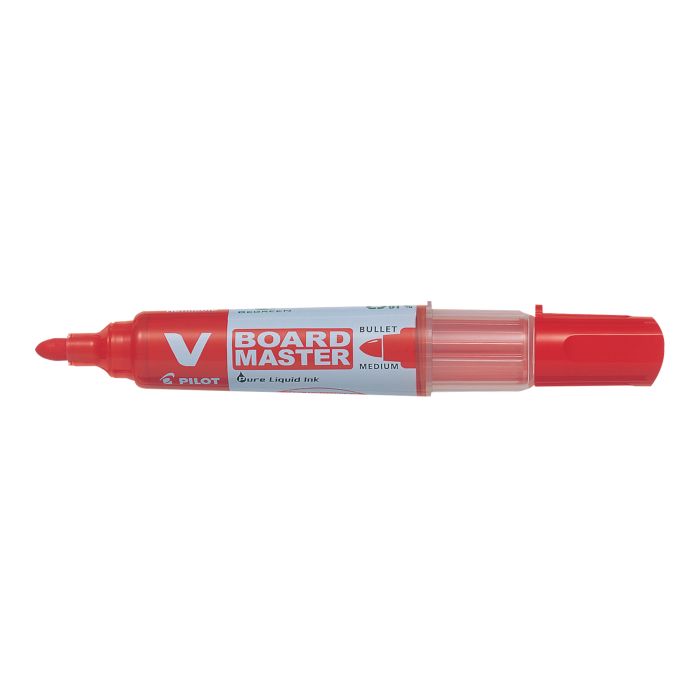 PILOT V-Board Marker - Bullet Tip - Red - Pack 10