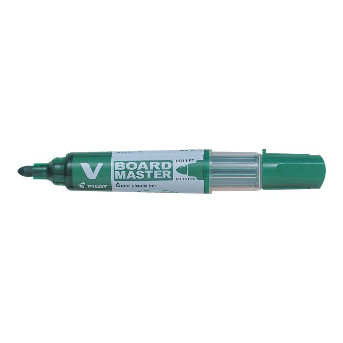 PILOT V-Board Marker - Bullet Tip - Green - Pack 10