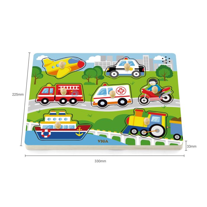 VIGA Sound Puzzle - Transportation