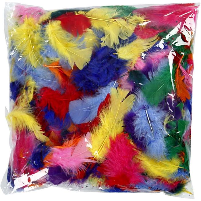 Coloured Feathers - 50g Coloured Feathers - 50g