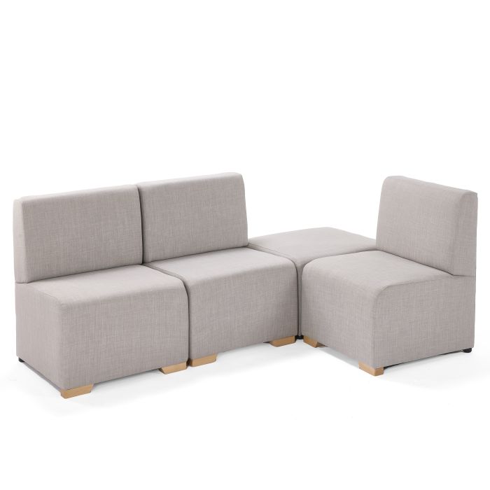 4 Piece Modular Seating Set  - Grey