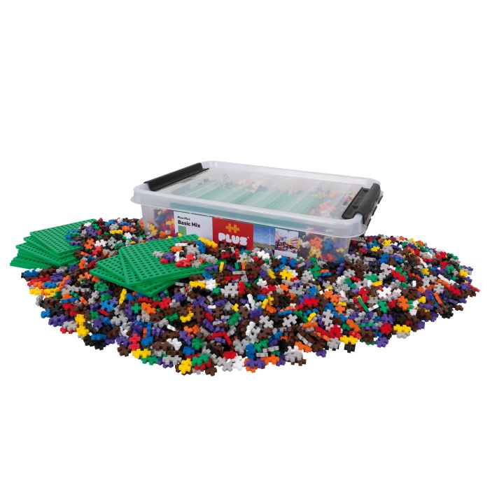 Plus-Plus Basic / 4000 pcs & 12 Baseplates Educational