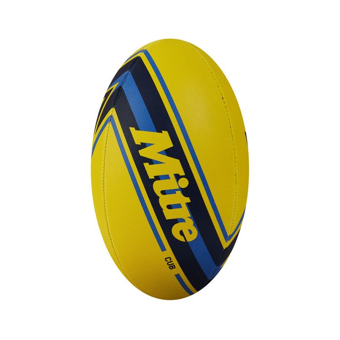 Mitre Cub Training Rugby Ball - Yellow/Navy/Blue - Size 3 Mitre Cub Training Rugby Ball - Yellow/Navy/Blue - Size 3