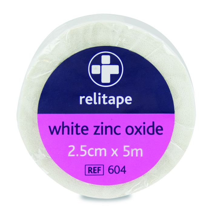 Relitape Zinc Oxide Tape 2.5cm x 5m