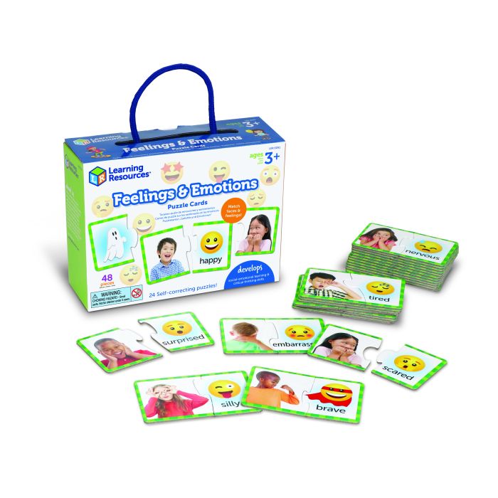 Learning Resources Feelings & Emotion Puzzle Cards