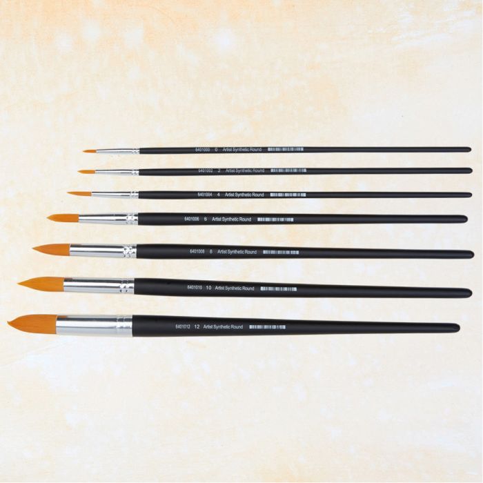 Artist Round Synthetic Brush Set Artist Round Synthetic Brush Set