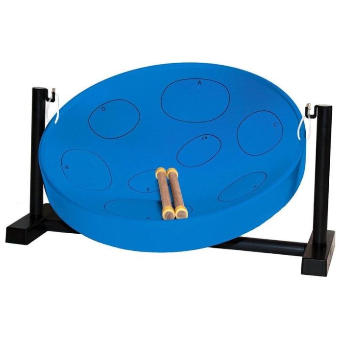 Jumbie Jam Table Top Steel Pan - Blue Jumbie Jam Table Top Steel Pan - Blue