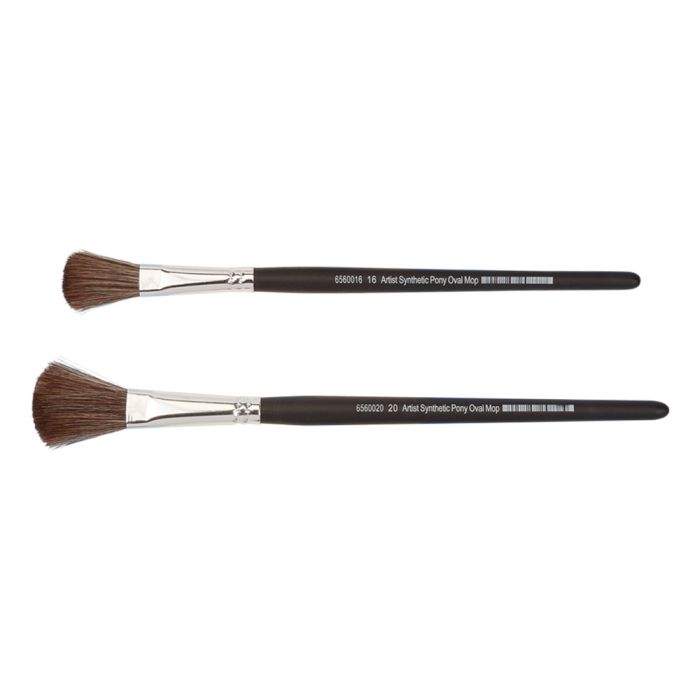 Artist Oval Mop Pony Brushes