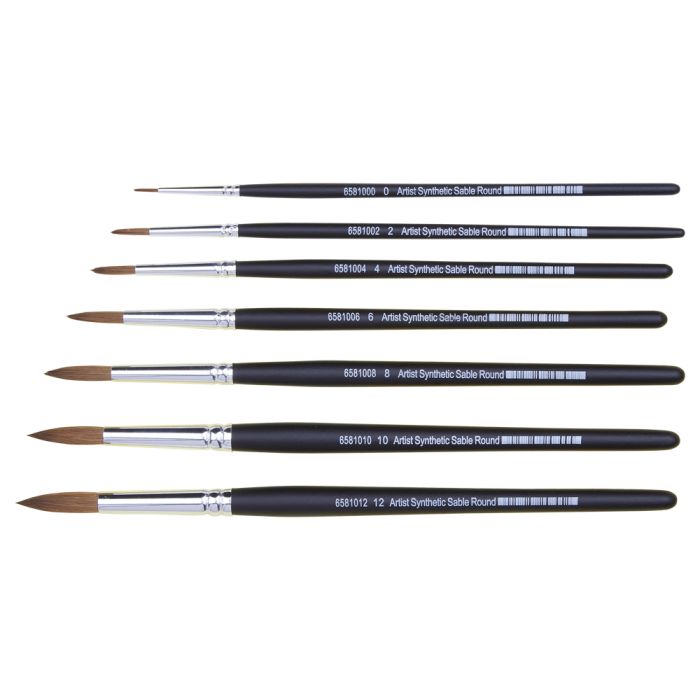Specialist Crafts Artist Round Sable Brushes