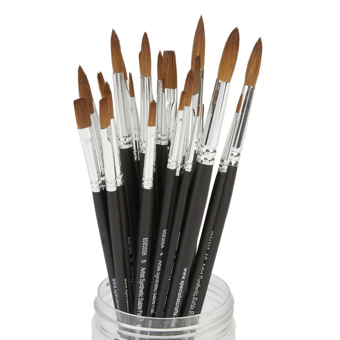Specialist Crafts Artist Sable Brush Bulk Pack