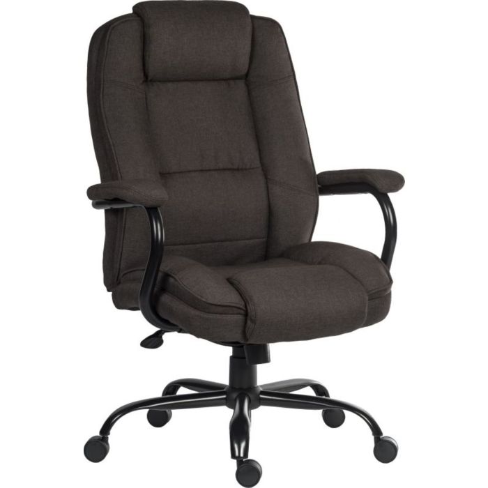 Regal Executive Duo Heavy Duty Fabric Chair - Brown