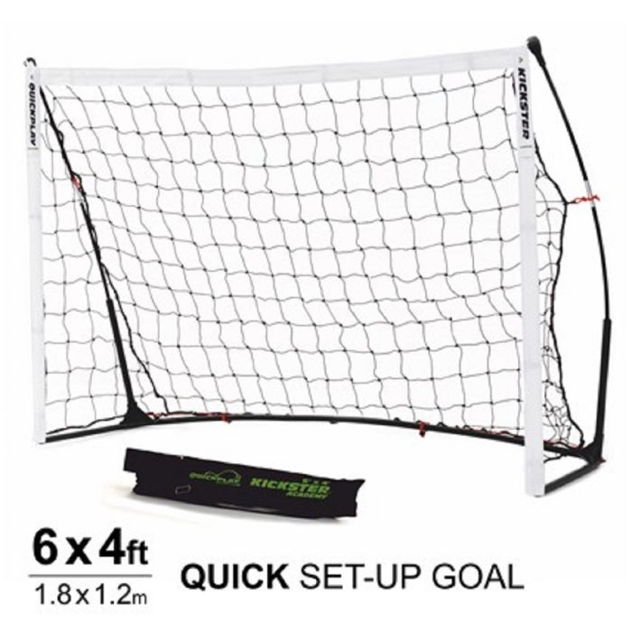 Sensible Soccer Quickplay Kickster Academy Football Goal - 6 x 4ft Sensible Soccer Quickplay Kickster Academy Football Goal - 6 x 4ft