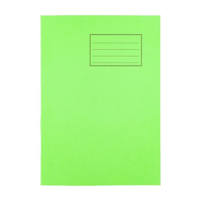 Exercise Books A4 32 Page Blank - Green - Pack of 100